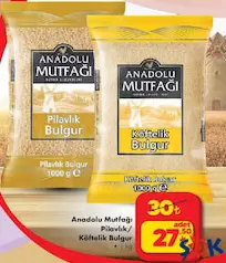 ANADOLU MUTFAĞI BULGUR 1 KG fiyat ve kampanya bilgisi